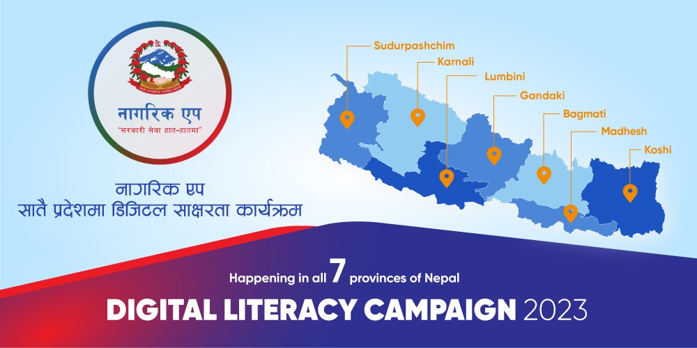 Nagarik App Digital Literacy Program starts in all seven provinces of Nepal